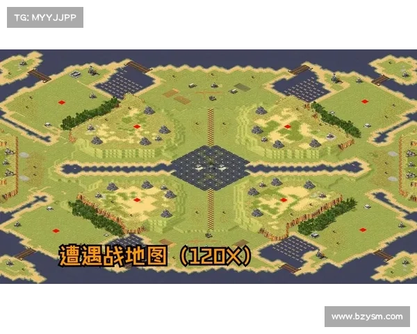 红警地图:中心纵横战略 红警地图:中心纵横战略